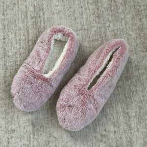 Cozy Pink Fuzzy Slippers
